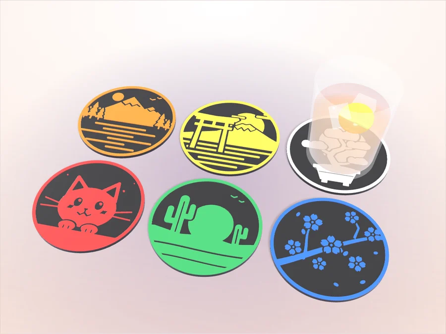 Coaster Alas Gelas