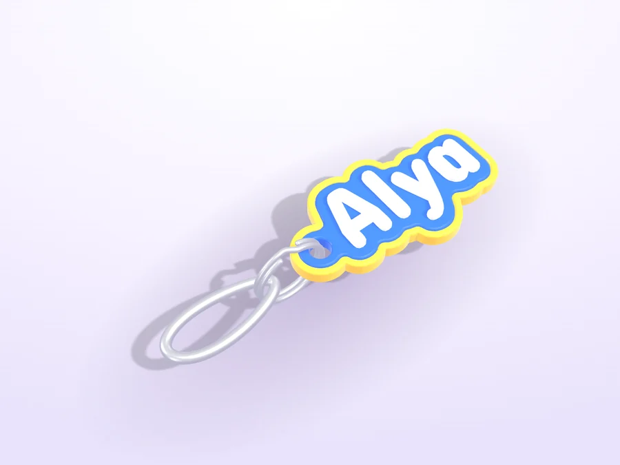 Name & Logo Keychain